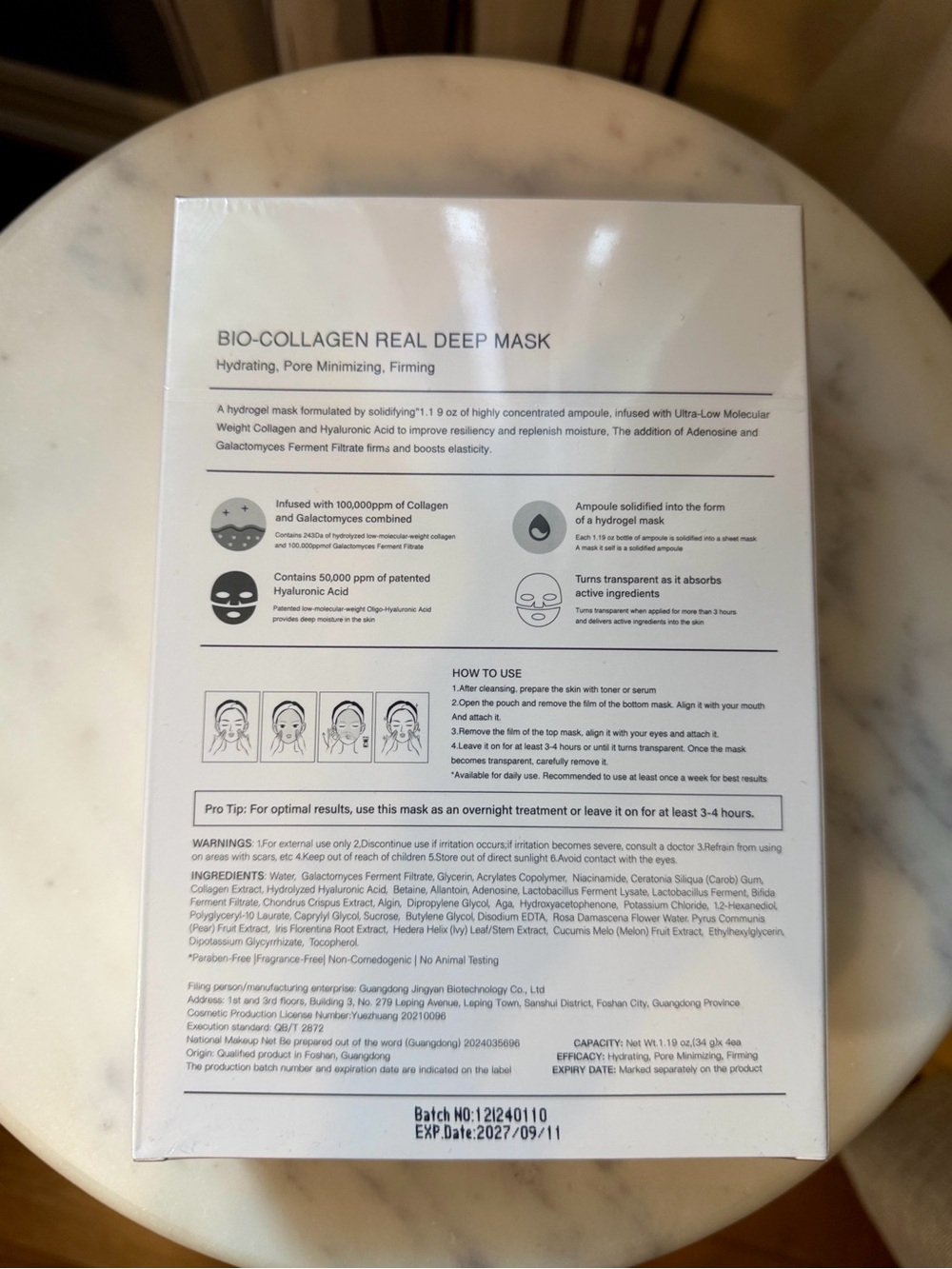 Bio-Collagen Real Deep Mask Set - Picture 3 of 3
